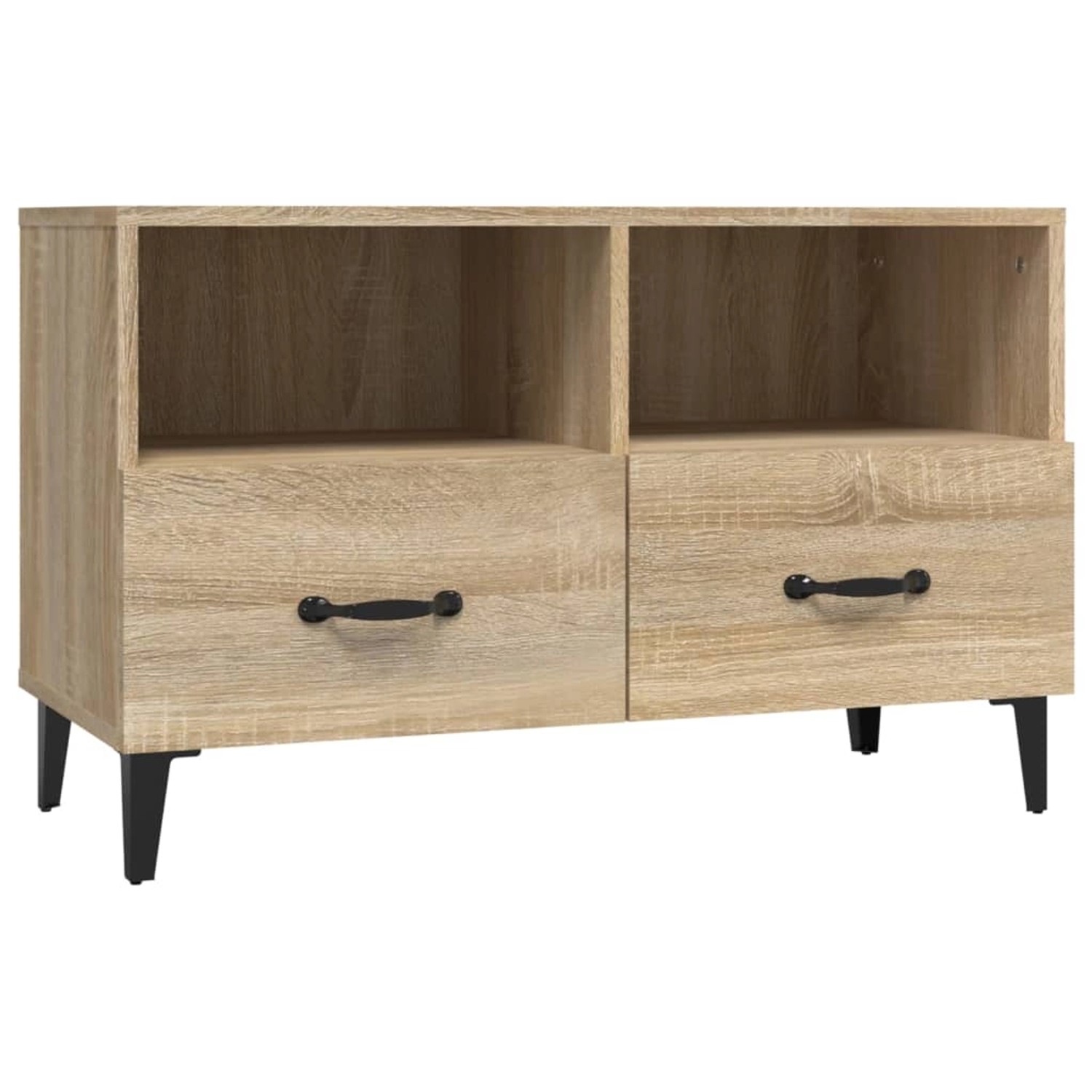 VidaXL TV-Schrank Sonoma-Eiche 80x36x50 cm Holzwerkstoff  Modell 1 günstig online kaufen