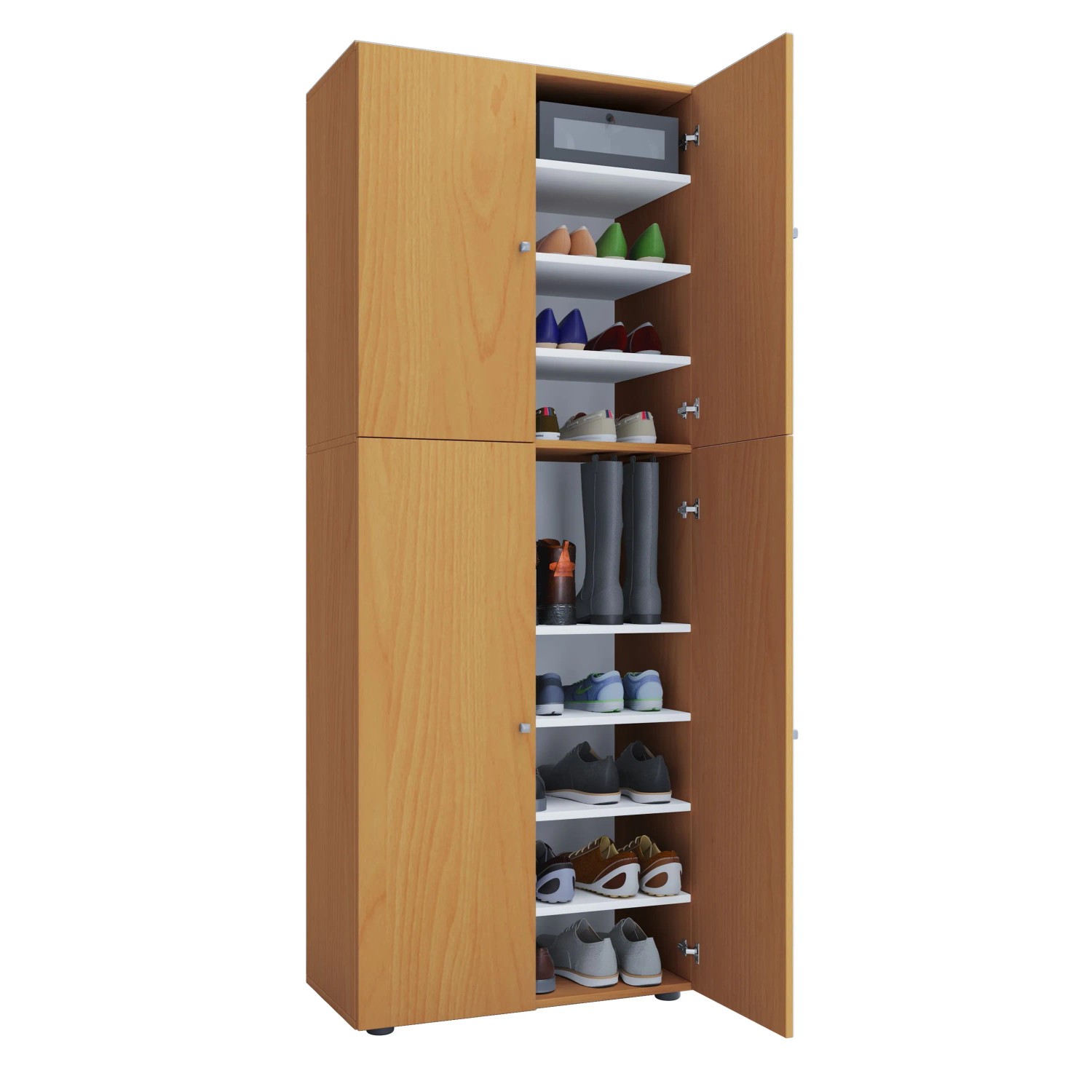 VCM Schuhschrank Lona Buche