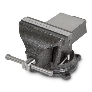 EBERTH Schraubstock, 150mm Backen, 100mm Spannweite, drehbar, aus Gusseisen.