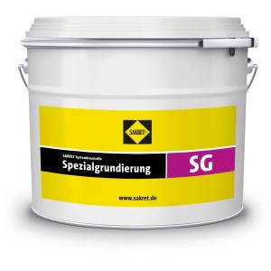 Eimer Sakret Spezialgrundierung SG 0,75 kg für Wand und Boden, wasserfest.