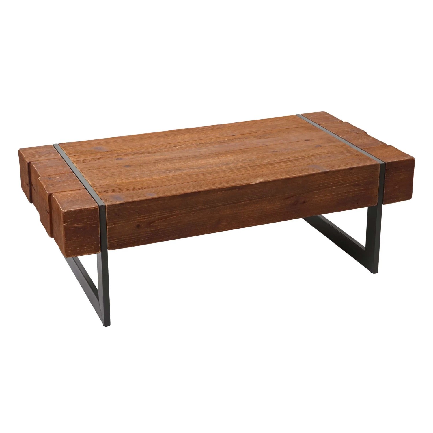 Mcw Tv-Rack A15 Tanne Holz Rustikal Massiv 40x120x60cm