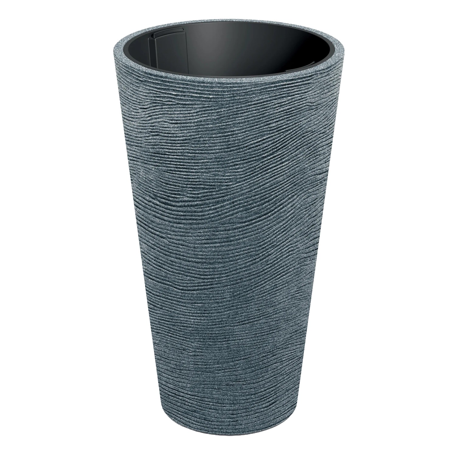 Prosperplast Blumentopf Tubra Schlank Ø 60 cm x 100 cm Granit-Schwarz