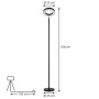 Lindby LED Smarte Stehlampe Cilian 10012870 Dimmbar Modern in Schwarz aus Metall 1-flammig Wohnzimmerleuchte_6