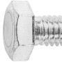 LUX Maschinenschraube M6 x 30 mm, Edelstahl, Vollgewinde, 50 Stück