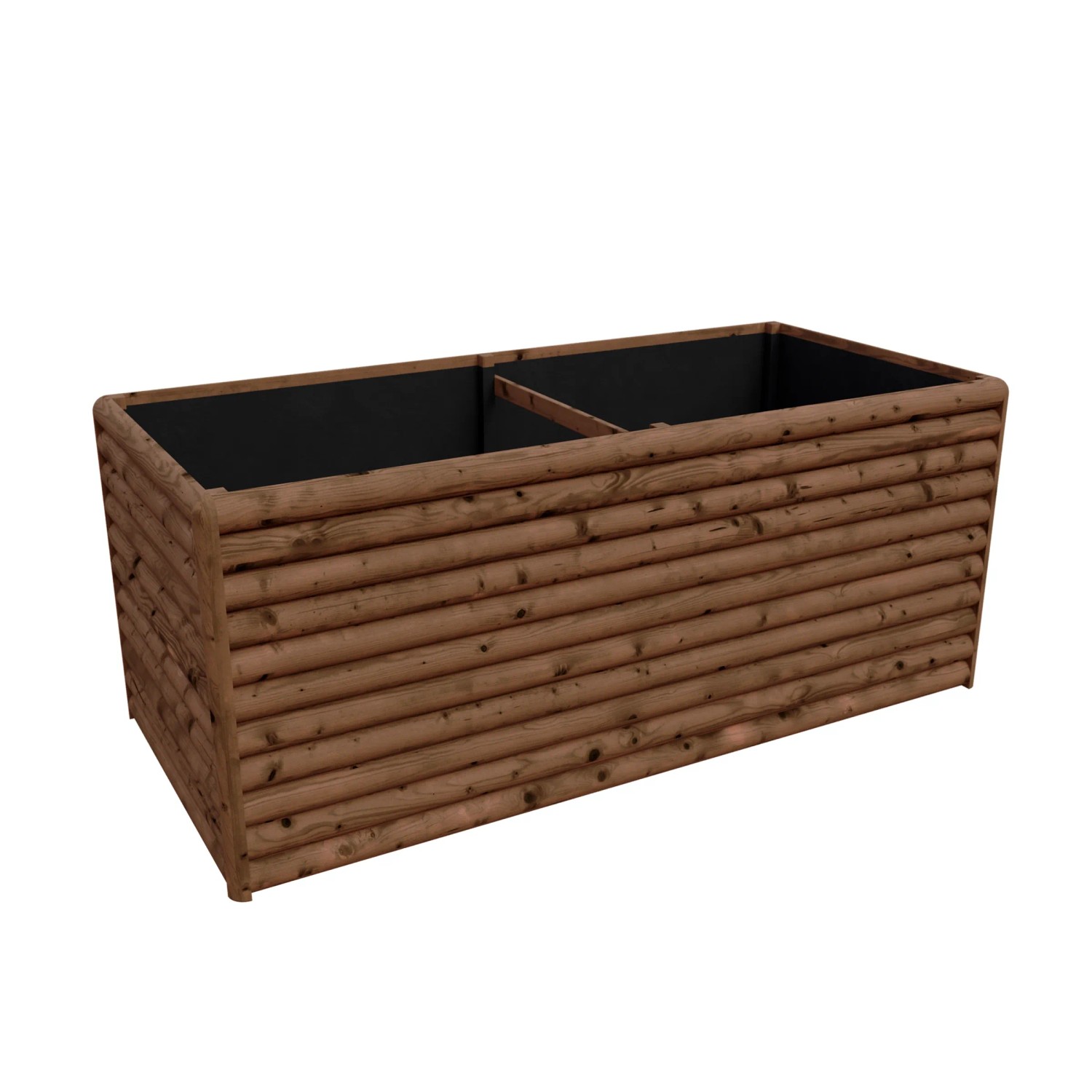 T&J Hochbeet Daniel 187 cm x 87 cm x 77 cm Braun