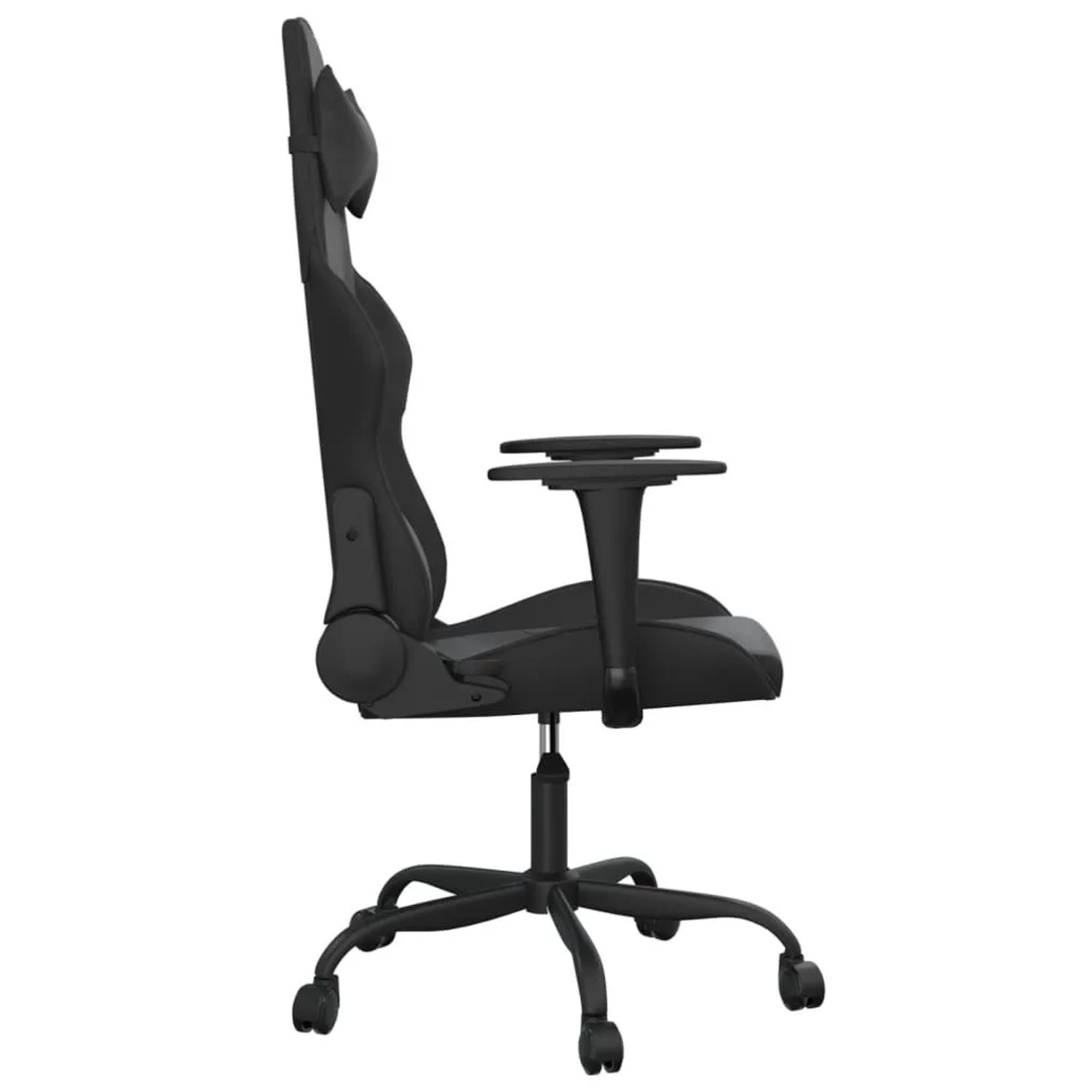 vidaXL Gaming-Stuhl mit Massagefunktion Schwarz Kunstleder 345407_4