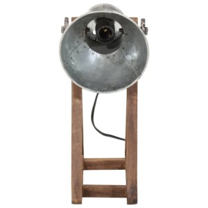 vidaXL Schreibtischlampe 25 W Vintage-Silbern 30x17x40 cm E27 371897
