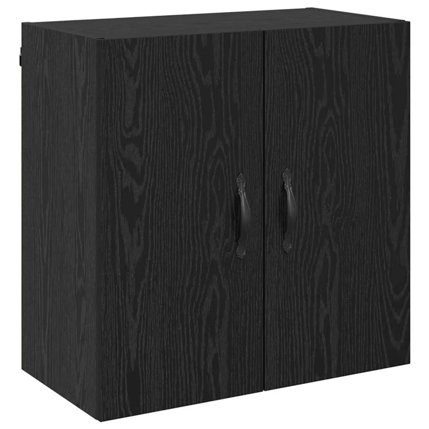vidaXL Wandschrank Schwarz Eichen-Optik 60 x 31 x 60 cm Holzwerkstoff 87955 günstig online kaufen