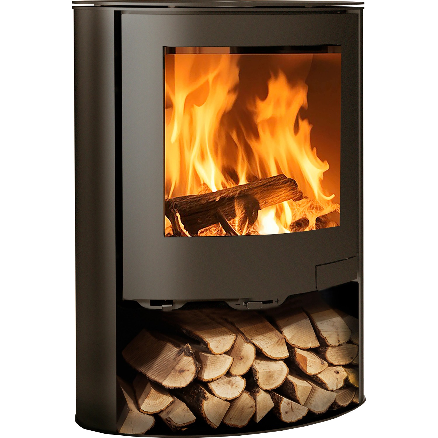 Panadero Tahoe Kaminofen Stahl Schwarz Metallic 6,7 kW günstig online kaufen