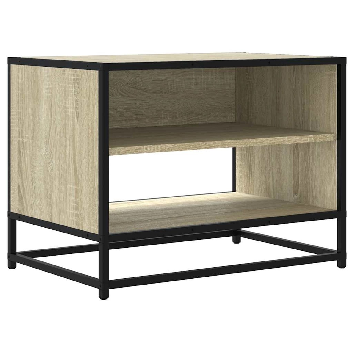 vidaXL TV-Schrank Sonoma-Eiche 61x40x46 cm Holzwerkstoff und Metall 848880 günstig online kaufen