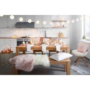 Modern Living Stabkerze Melia in Hellrosa, 4-teilig
