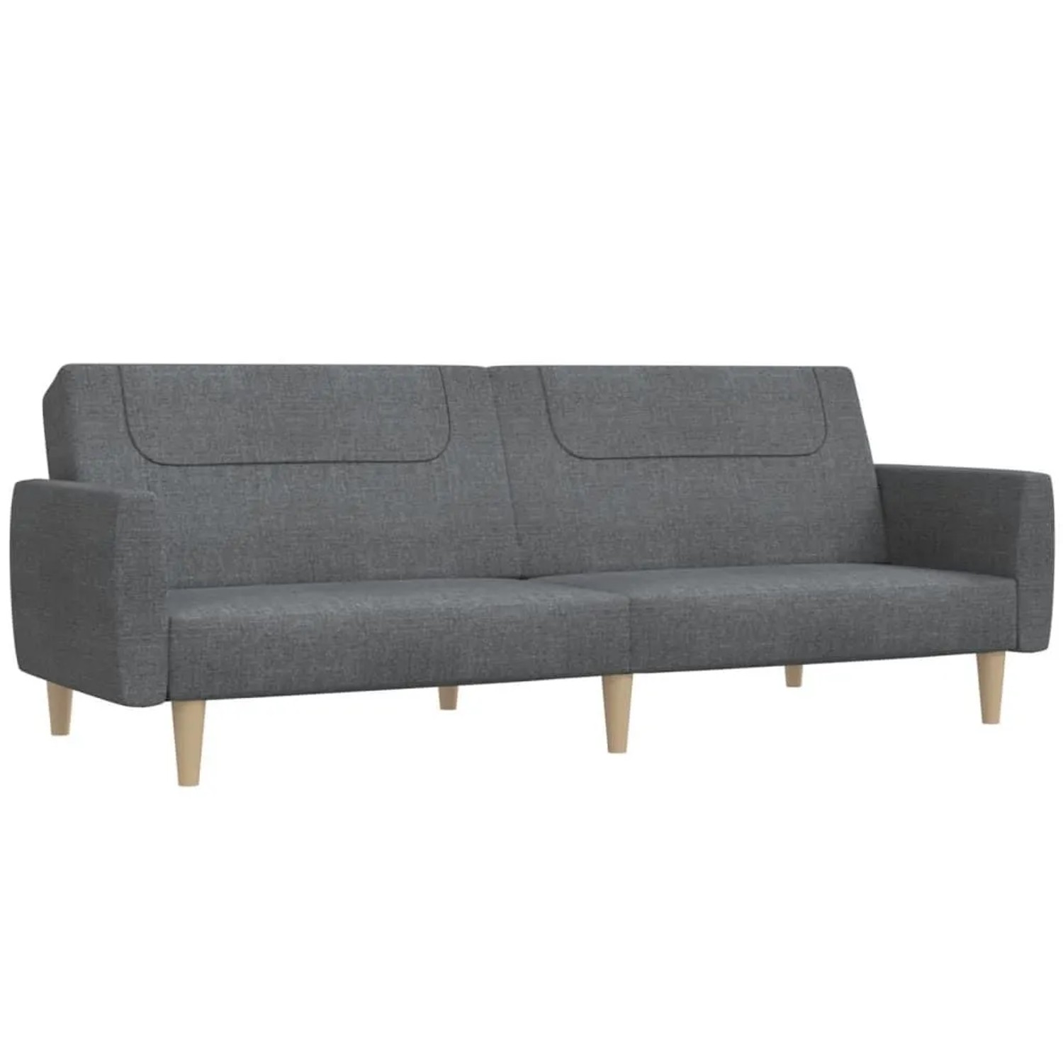 vidaXL Schlafsofa 2-Sitzer Hellgrau Stoff 375784 günstig online kaufen