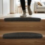 Relaxdays Treppenmatten 15er Set Kunststoff Dunkelgrau Selbstklebend Rutschhemmend 4 cm x 65 cm x 24 cm_3