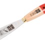 LUX Malerspachtel Flexibel Rostfrei, 40 mm, mit Holzgriff. Ideal zum Anbringen von Spachtelmasse.