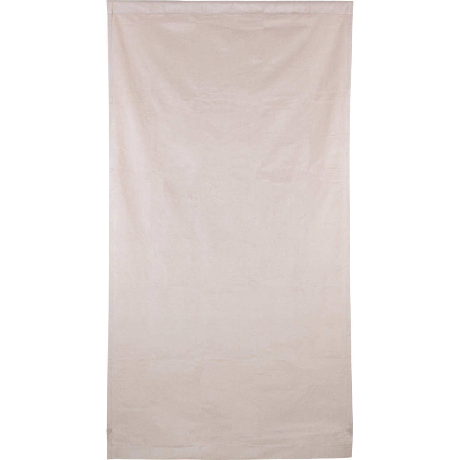 2er-Set OBI Vorhang in Creme mit Tunnelzug, 135x250 cm, lichtundurchlässig.
