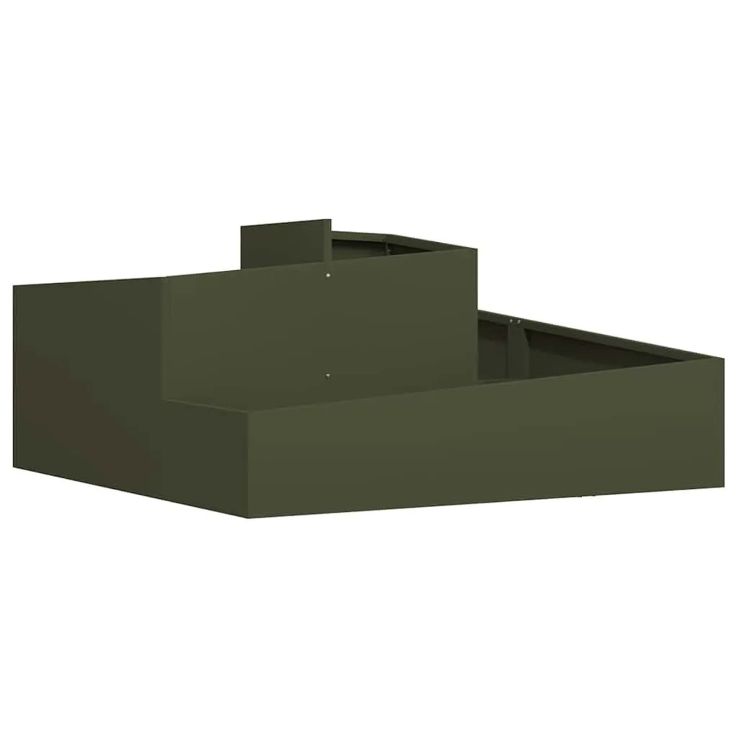 vidaXL Garten-Pflanzgefäß Olive Grün 100 x 100 x 50 cm 873588