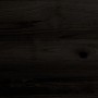 Zwei dunkelbraune Treppenstufen aus massivem Eichenholz, 110x30x2 cm.