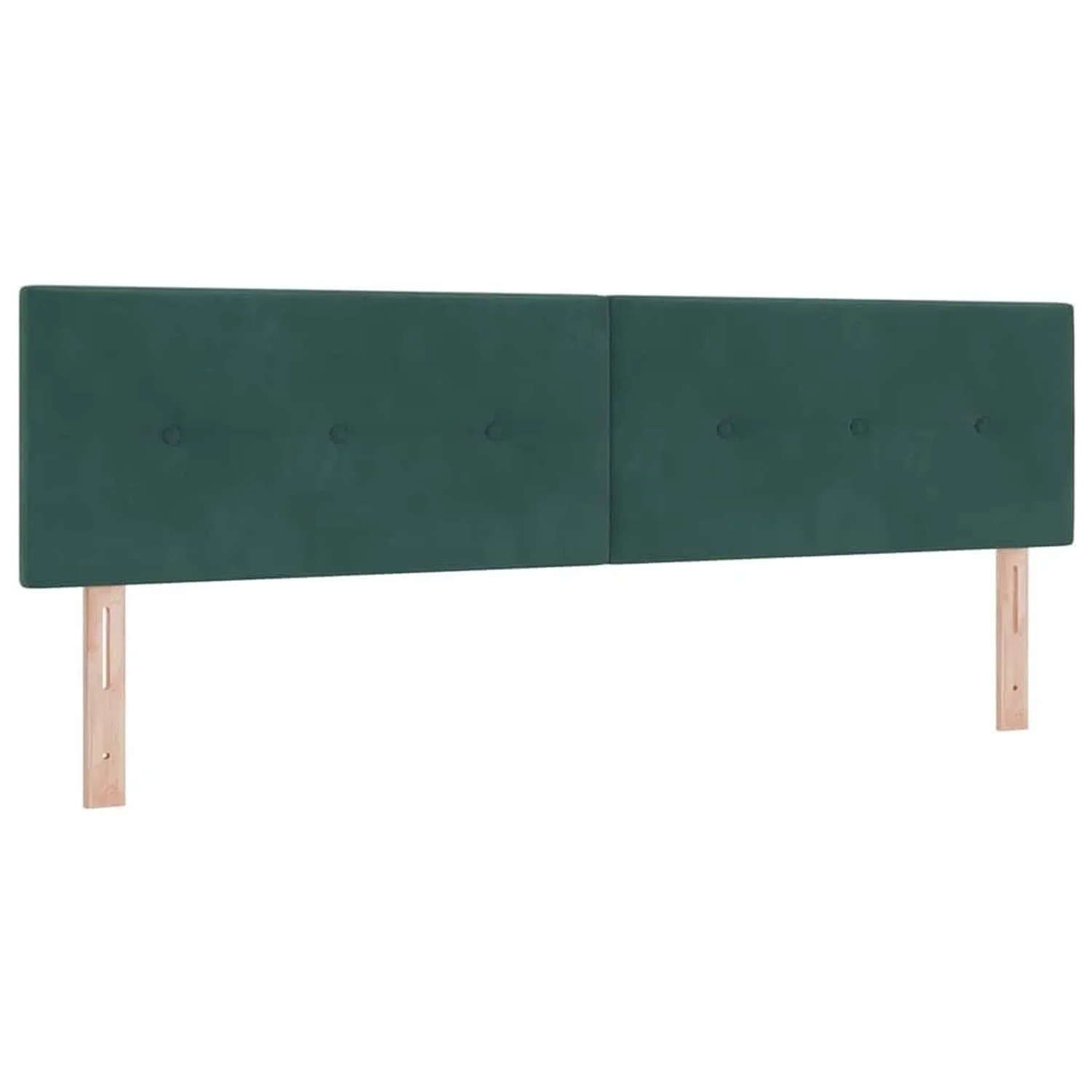 vidaXL Kopfteil mit Kopfteil Dunkelgrün 180 cm Kunstleder 42007186