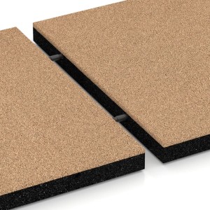 WARCO Fallschutzplatte, 50x50 cm, sandbeige. Stoßdämpfender Spielplatzbelag für Indoor & Outdoor.