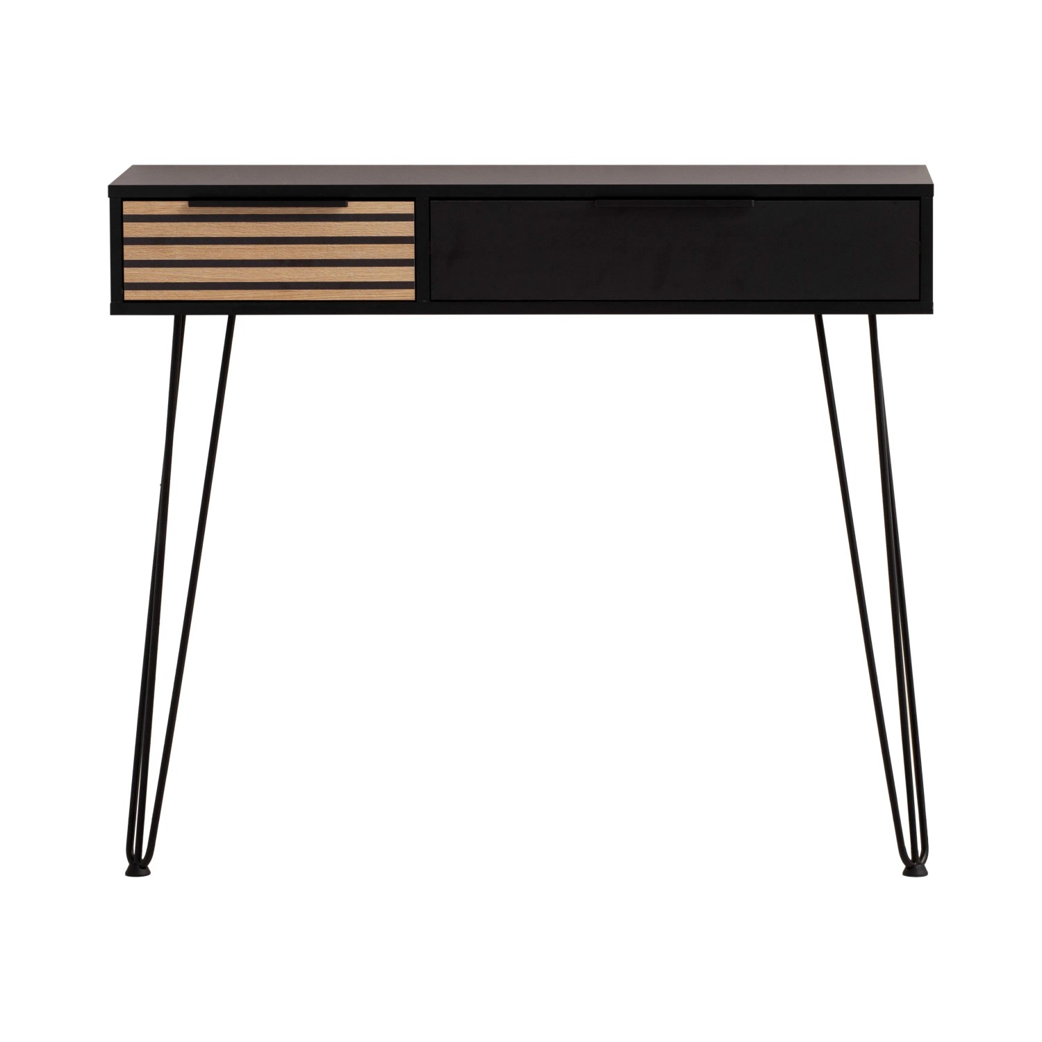 Schildmeyer Konsolentisch Hank 87,9 cm x 103,7 cm x 32 cm Braun-Schwarz