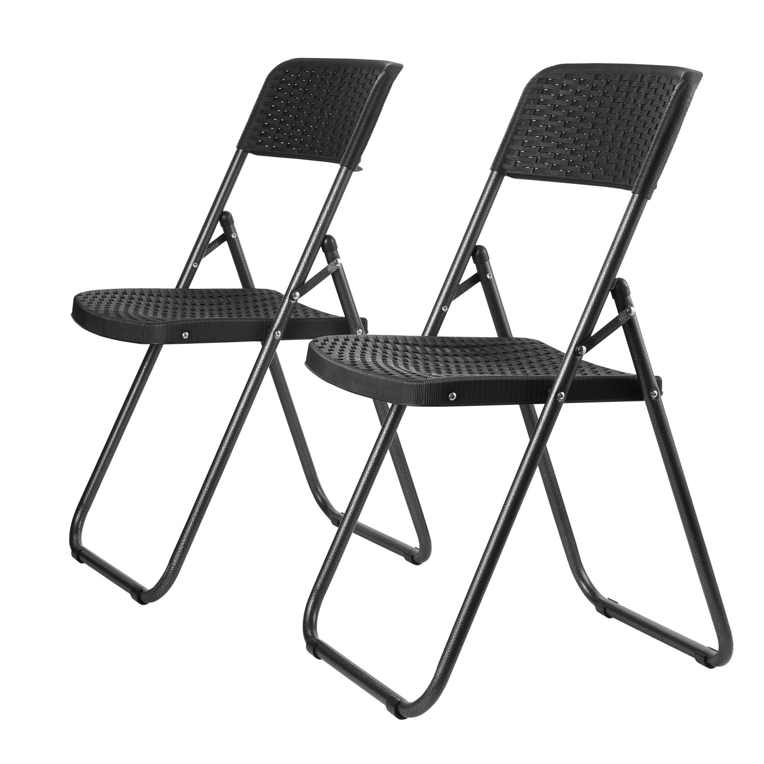 Ecosa EO-5081 Gartenstuhlset Klappbar mit 2 Stühlen Robust Wetterfest Pflegeleicht