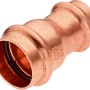 Press-Reduziermuffe aus Kupfer, 28 mm x 22 mm, für Heizung, Solar und Sanitär.