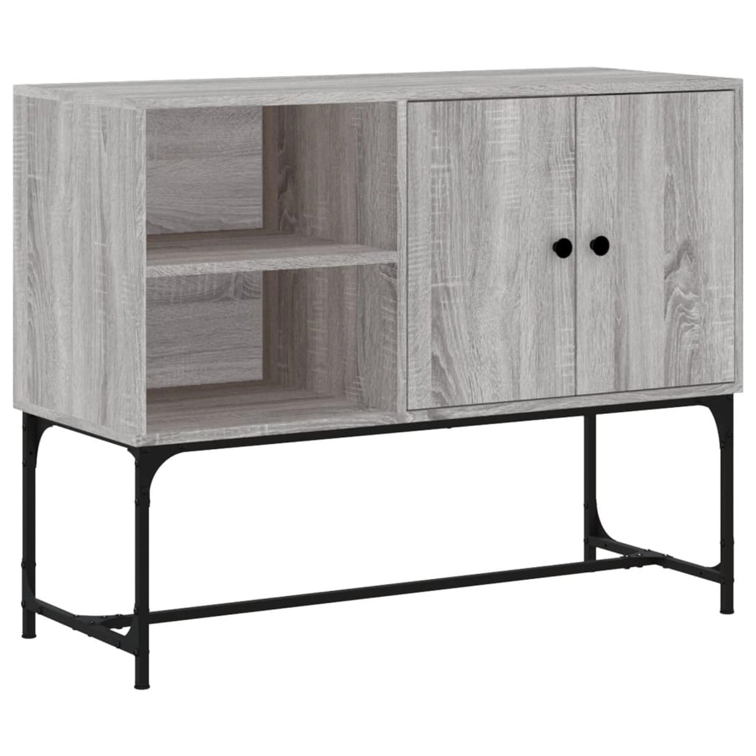 vidaXL Sideboard Grau Sonoma 100x40x79,5 cm Holzwerkstoff 831821