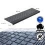 BigDean 10er Set Stufenmatten aus Gummi 65x25cm Treppenstufen Matten für Außen Outdoor Antirutschmatten Treppe Antirutsch Gummimatten_2