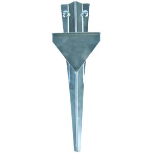 Videx Garden Sonnenschirmhalter Easyfix Rasendorn, verzinkt, für Schirme bis Ø 35mm.