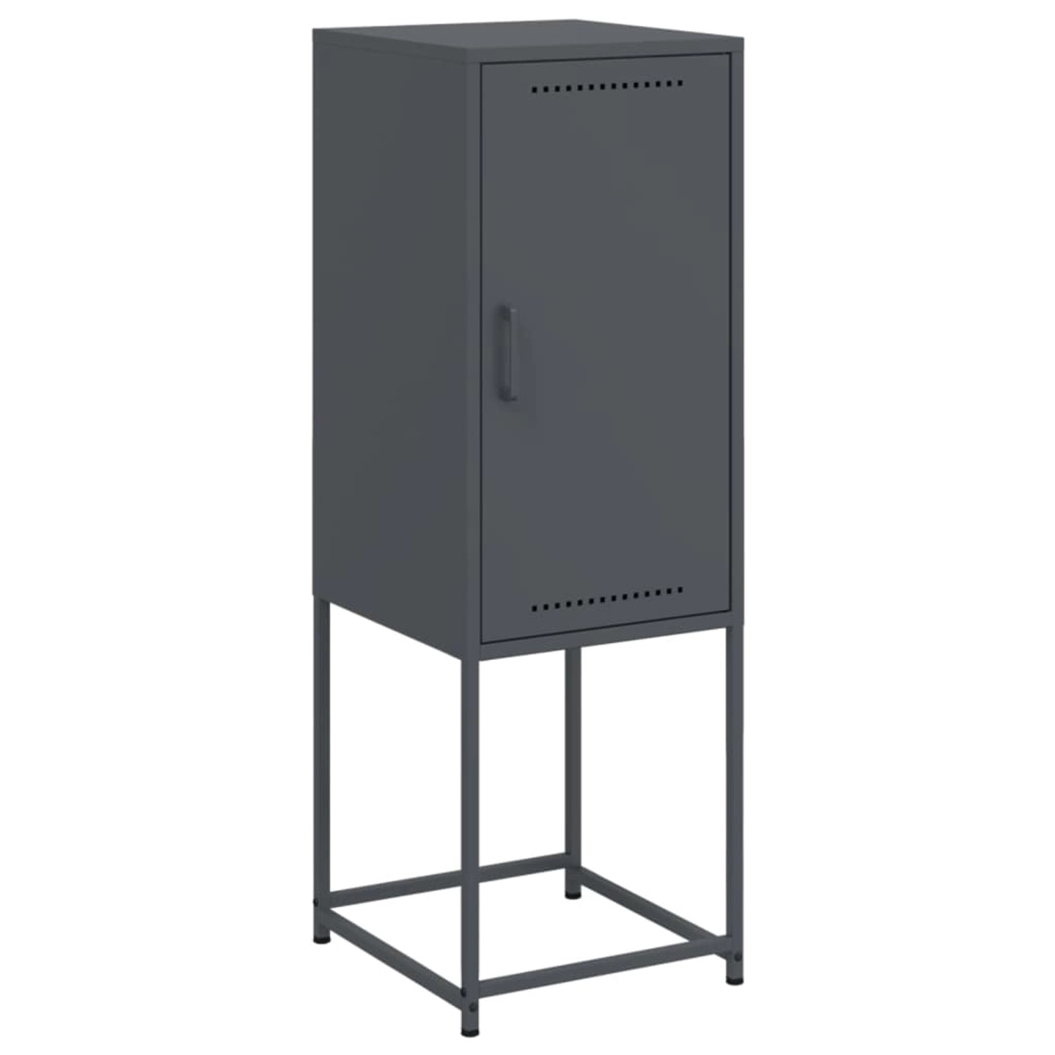 vidaXL Highboard Anthrazit 36x39x107 cm Stahl 846532 günstig online kaufen