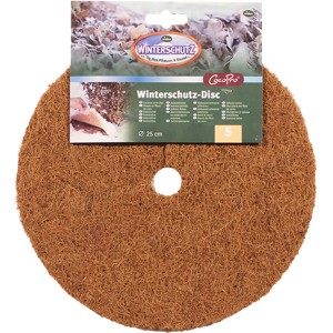Videx Garden Kokosscheibe, Ø 25cm, Natur, Winterschutz für Pflanzen im Topf oder Beet.