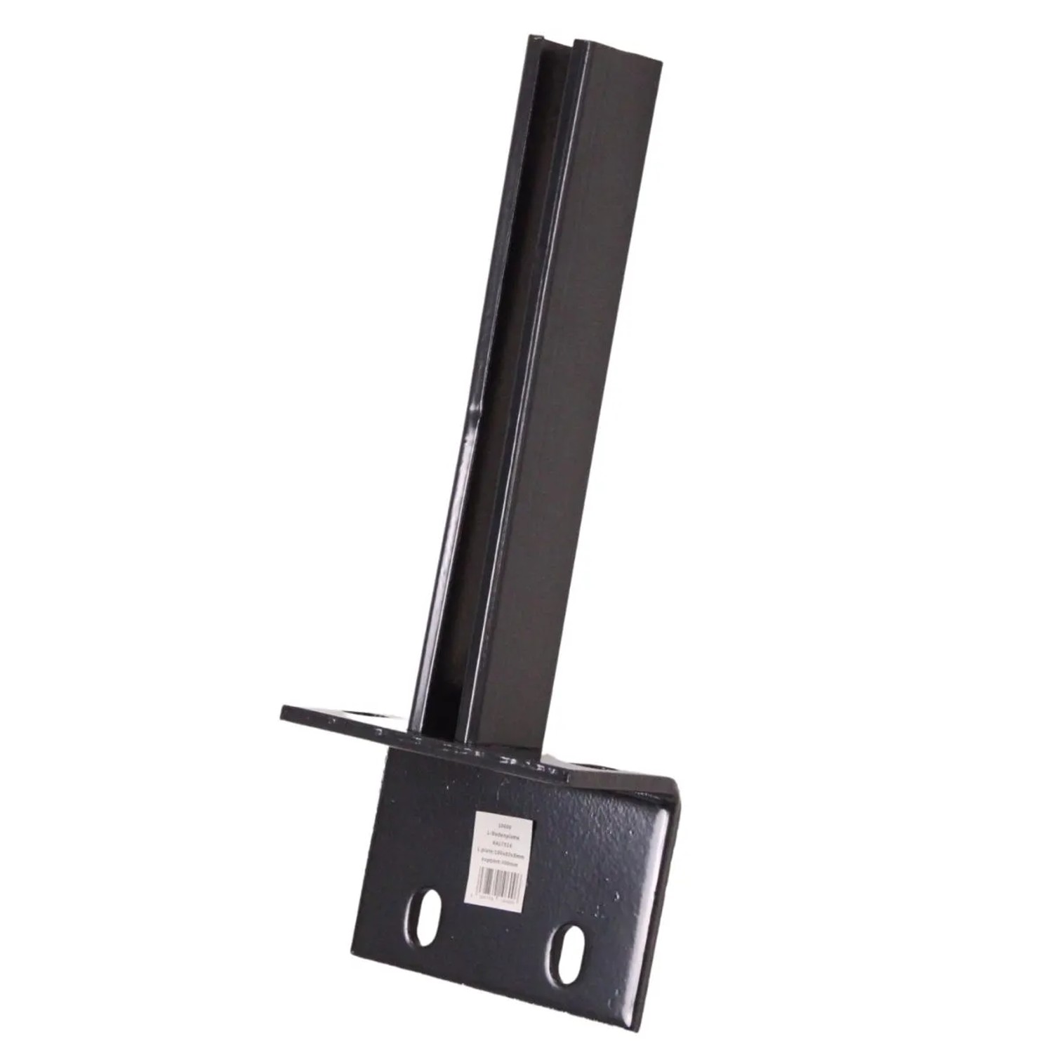 Galaflor L-Bodenplatte für Zaunpfosten 60x40mm, 80x150x300mm Fußplatte für Pfosten Anthrazit