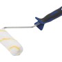 LUX Goldfaden-Farbroller 12cm mit Softgriff in Schwarz-Blau für glatte Flächen.
