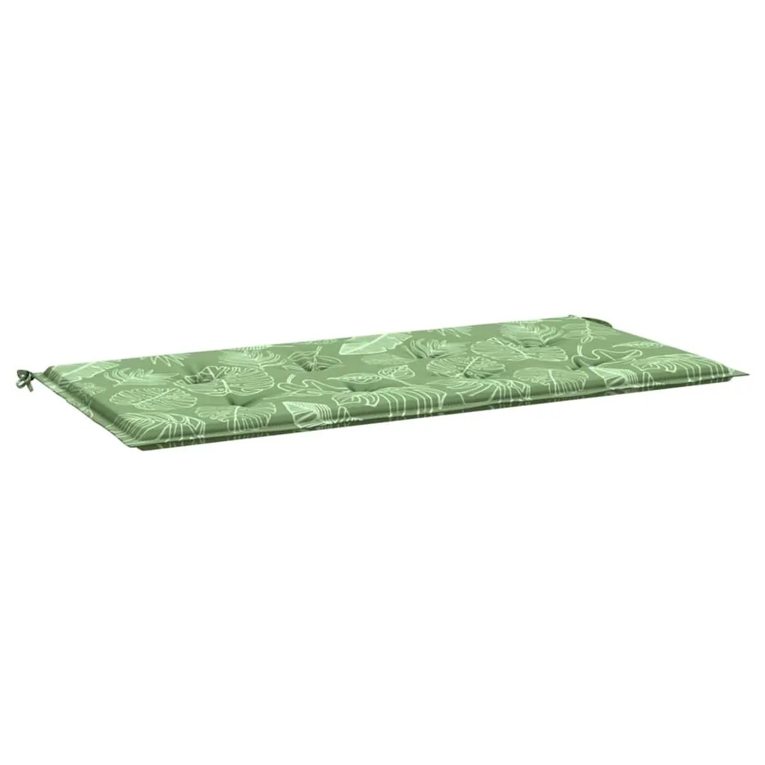 vidaXL Gartenbank-Auflage Blattmuster 120x50x4 cm Oxford-Gewebe 361139 günstig online kaufen