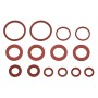 Kirchhoff Dichtungs-Sortiment, 14 rote Vulkanfiber Dichtungen in verschiedenen Größen.