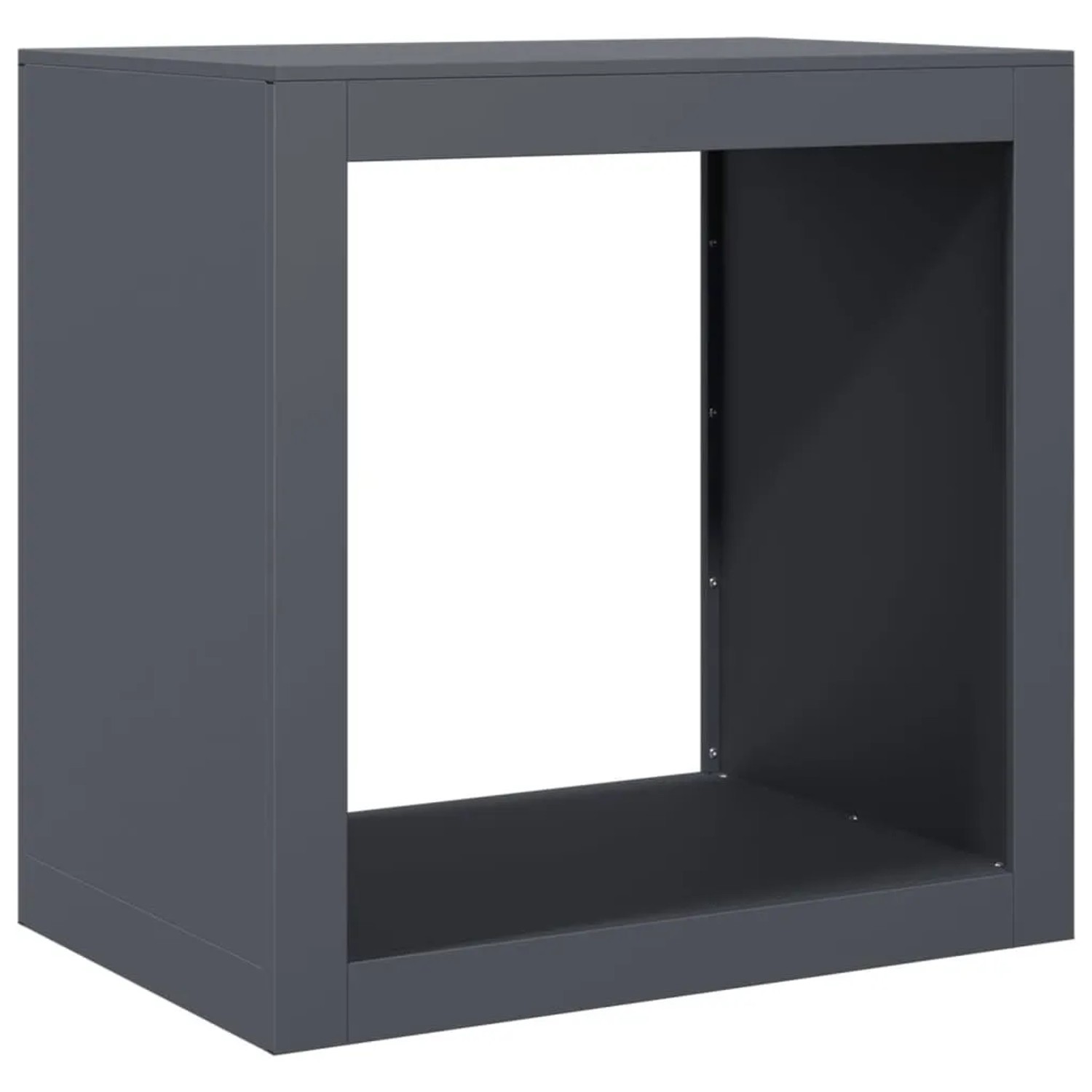 vidaXL Brennholzregal Anthrazit 60x40x60 cm Stahl 851005