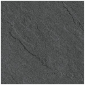 Arbeitsplatte Porto Schiefer, 60 cm breit, Meterware. Robuste Küchenarbeitsplatte in dunklem Steindekor.