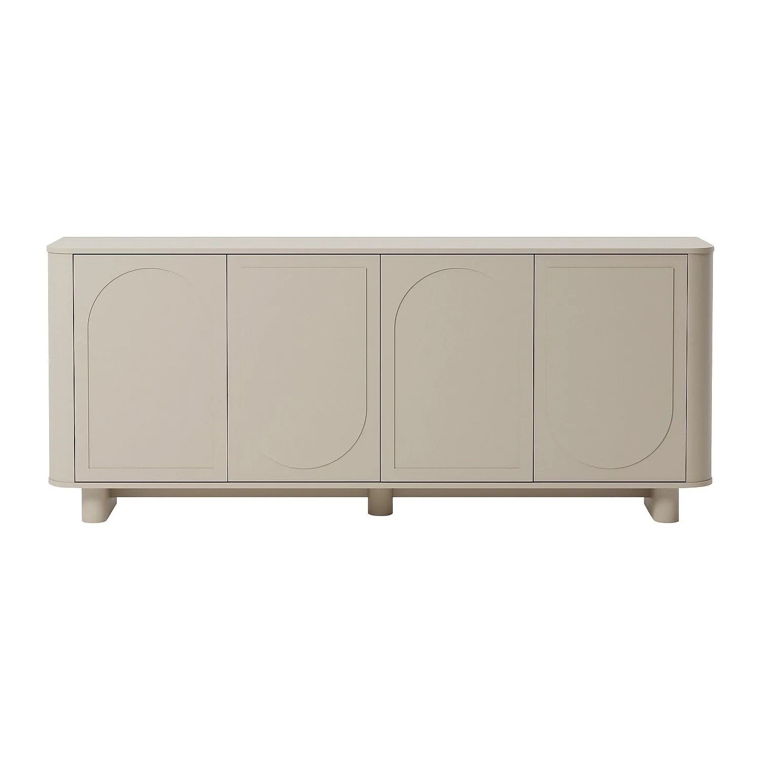 Vente-unique Sideboard Bristana Taupe 200 cm