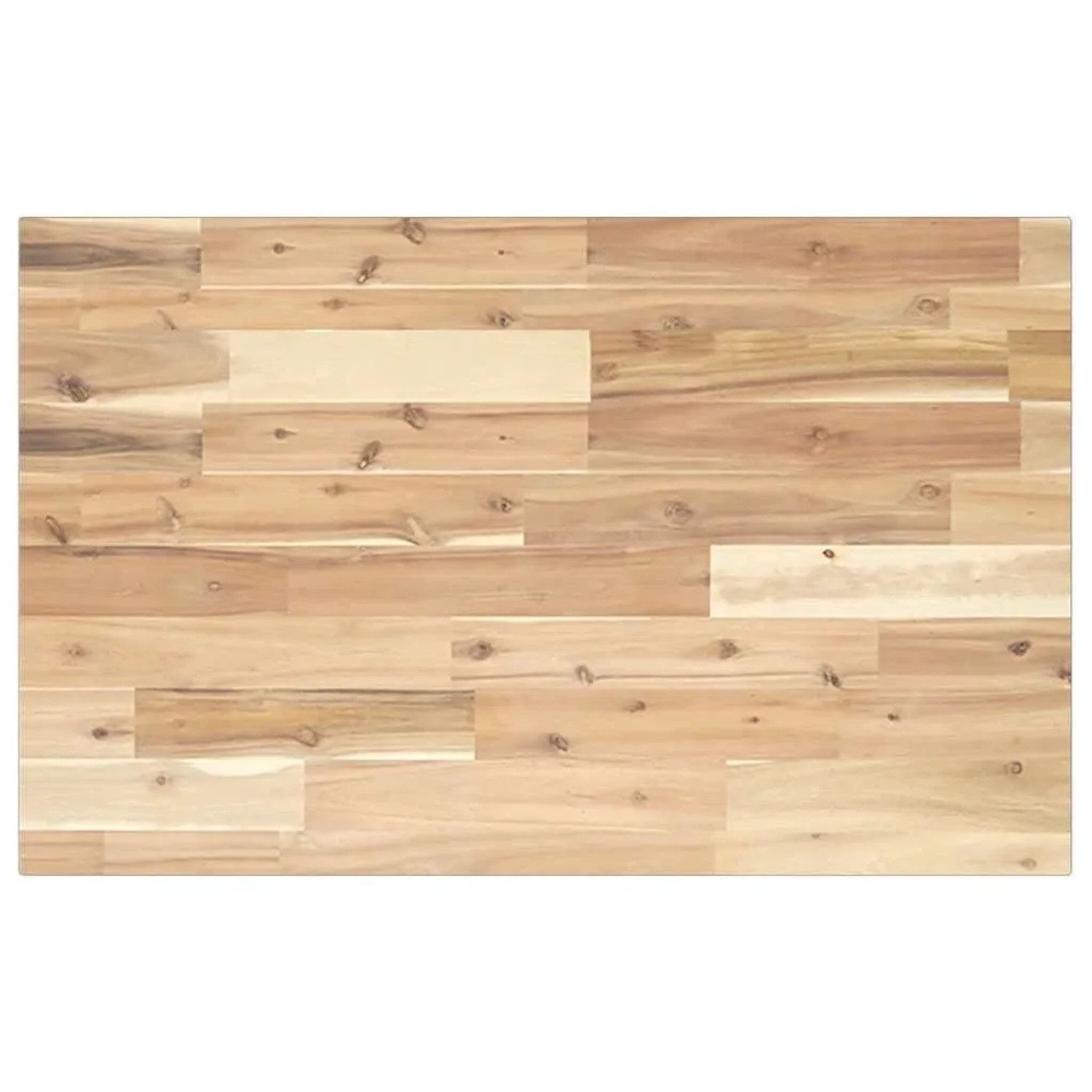 vidaXL Schreibtischplatte Unbehandelt 80x50x2 cm Massivholz Akazie 3279720