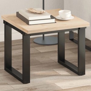 vidaXL Tischplatte 50x50x2,5 cm Quadratisch Massivholz Kiefer 847424