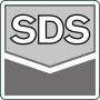 Symbol für SDS-System, ein Werkzeugwechselsystem für Schleifmaschinen wie den Bosch Texoro.