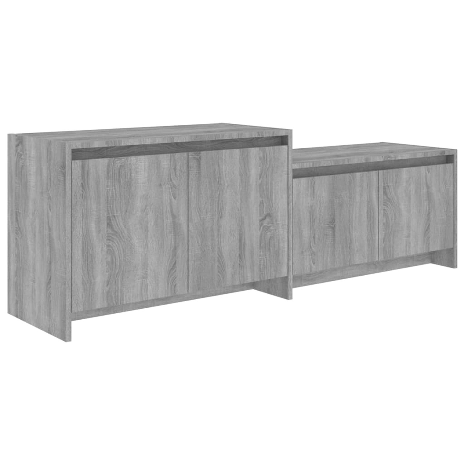 vidaXL TV-Schrank Grau Sonoma 146,5x35x50 cm Holzwerkstoff 813027