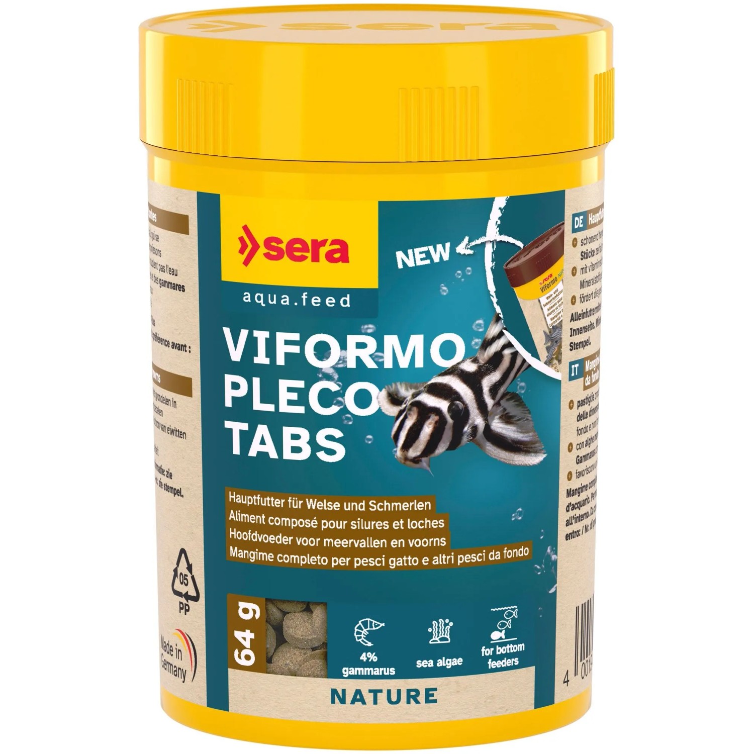 Sera Fisch-Tablettenfutter Viformo Nature 100 ml (64 g)