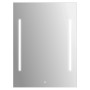 Kristall-Form LED-Leuchtspiegel Sirius II 60 cm x 80 cm Rechteckig
