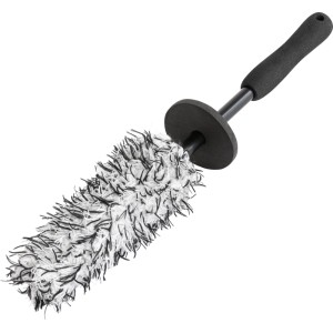 Felgenbürste Mikrofaser mit Spritzschutz, 37 cm, für Autopflege.