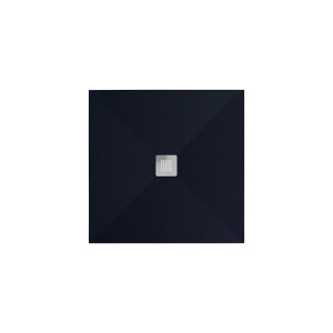 Schulte Duschwanne ExpressPlus Extraflach Quadrat 120 cm x 120 cm Anthrazit