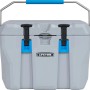 Graue Lifetime Kühlbox mit Tragegriff, 26,5 Liter Campingbox für Outdoor & Camping.