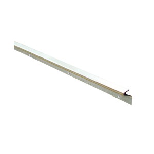 Verzinktes Ortgangprofil, 2 m lang, für Bitumenbedachung.