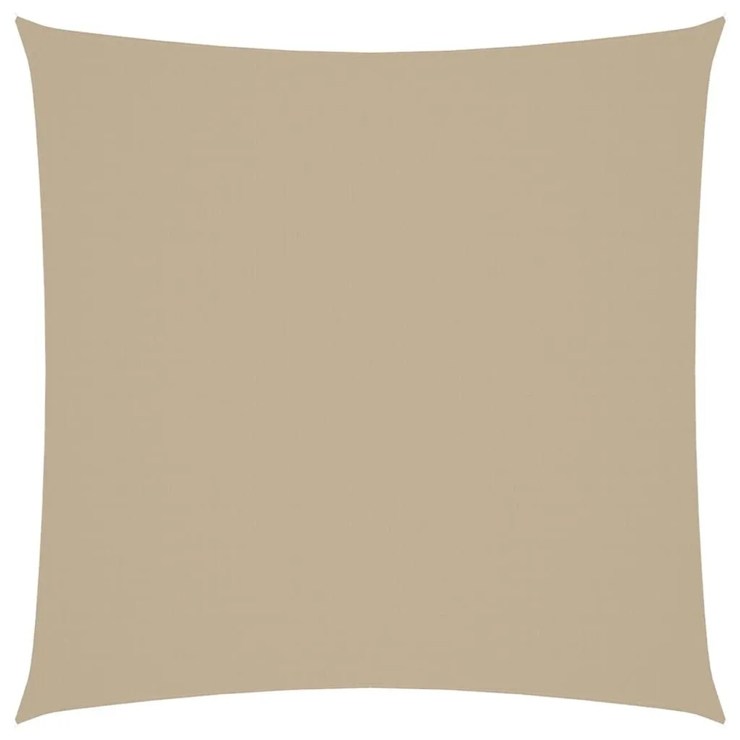 vidaXL Sonnensegel Oxford-Gewebe Quadratisch 2x2 m Beige 43020