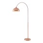 Lindby Stehlampe Bogenleuchte Lennart Modern in Kupfer aus Metall 1-flammig E27 Wohnzimmerleuchte